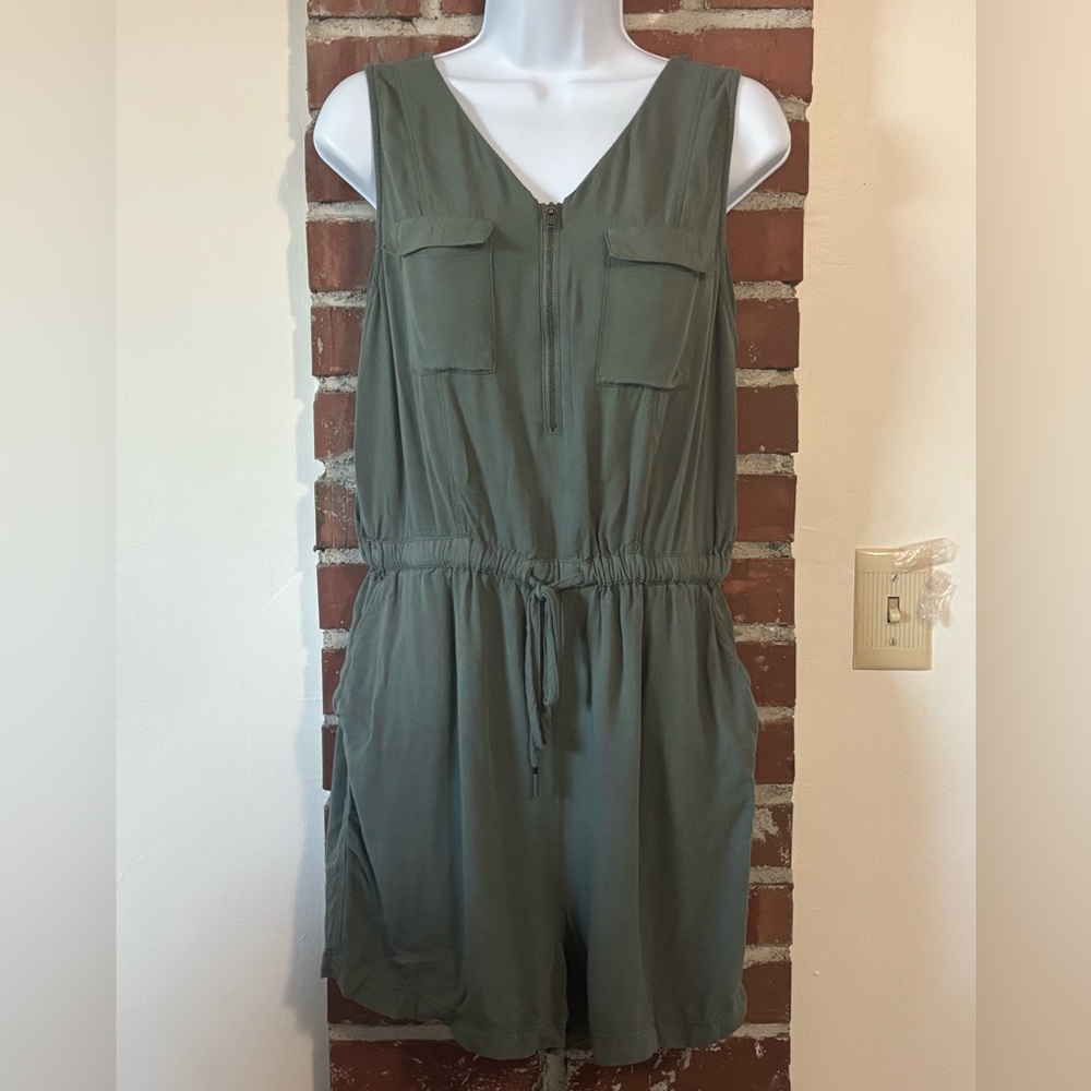 Maurices Olive Green Sleeveless Romper